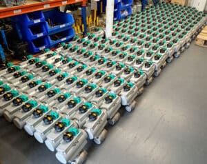 Festo actuated ball valve package