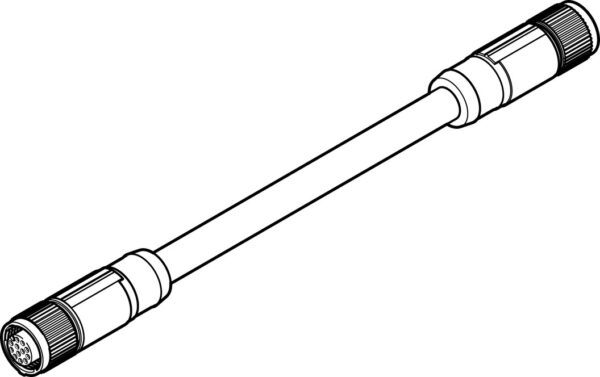 NEBS-M12G12-KS-0.5-SM12G12 connecting cable 3056124