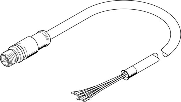 NEBS-SM12G12-E-0.5-N-LE12 connecting cable 3947401