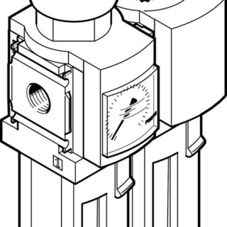 MSB4-1/4-FRC13:J120M1 service unit combination 8042669 Festo Filter Regulator 8042669
