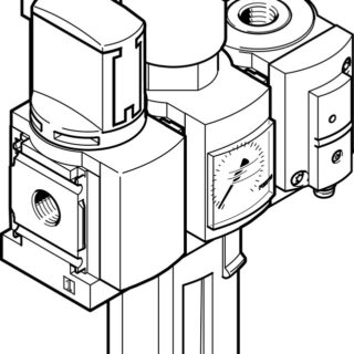 Festo MSB6-1/2:C3:J120:F12-WP service unit combination 8042671