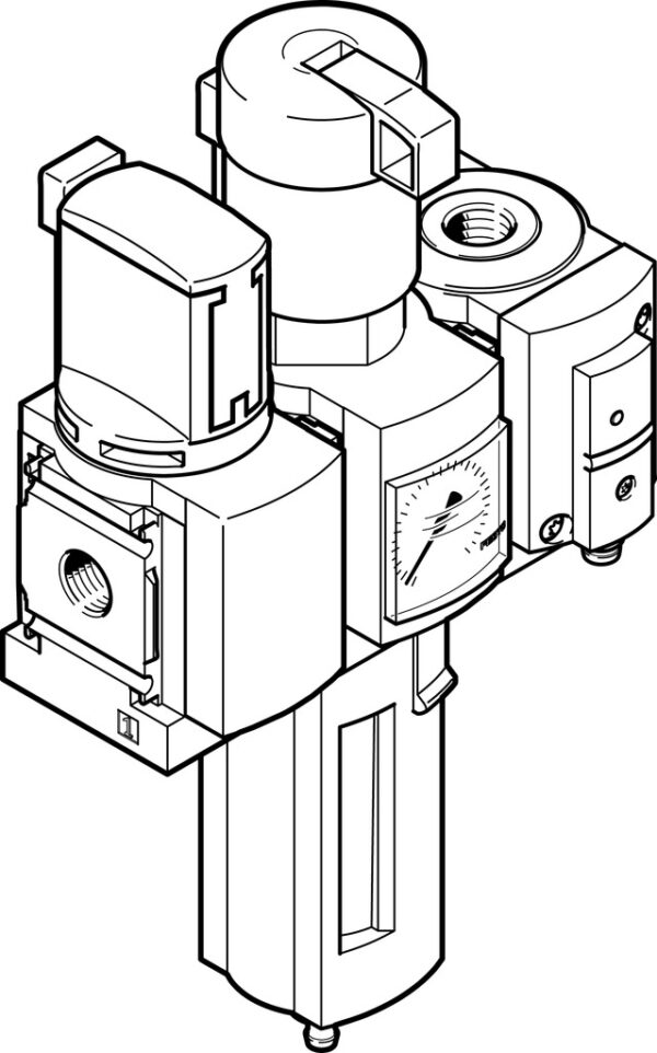 Festo MSB6-1/2:C3:J120:F12-WP service unit combination 8042671