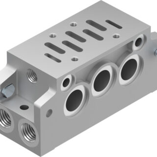 NAVW-1/4-1-ISO manifold sub-base with 90° connections 152789