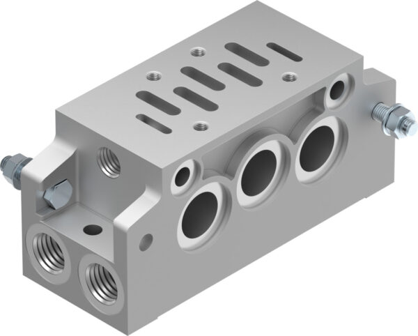 NAVW-1/4-1-ISO manifold sub-base with 90° connections 152789