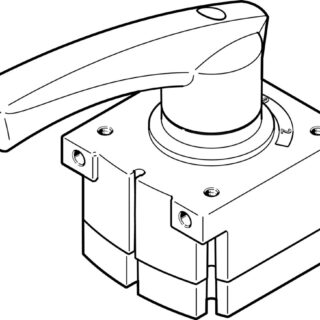 Festo VHER-H-B43C-B-G12 hand lever valve 3192066