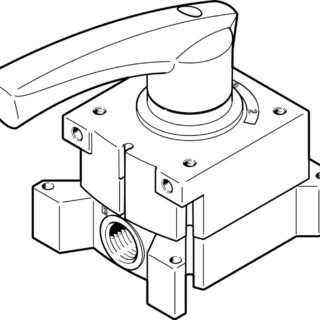 Festo VHER-H-B43C-G12 hand lever valve 3192065