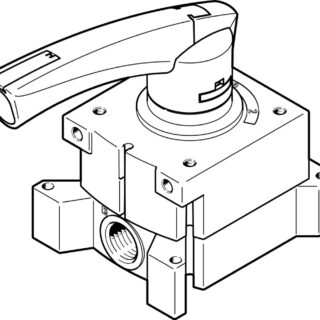 Festo VHER-P-H-B43C-G12 hand lever valve 3192074