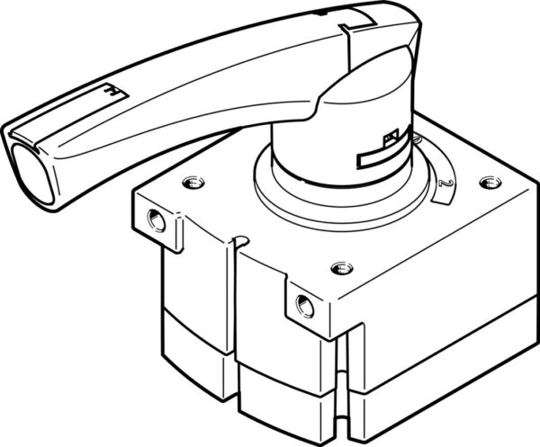 Festo VHER-P-H-B43C-B-G12 hand lever valve 3192075